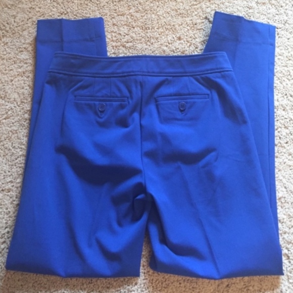 ❤️ TALBOTS Royal blue skinny leg dress slacks - 2P - Picture 3 of 4